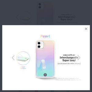 iPhone 11 righty pearl loopy case